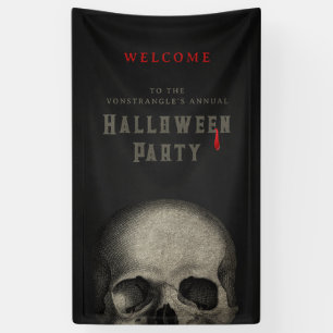 Halloween Skull Banner