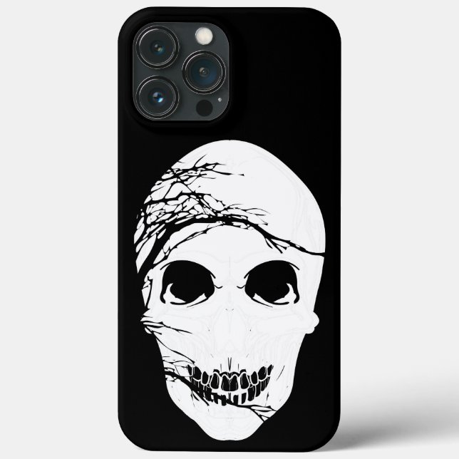 Halloween Skull Case-Mate iPhone Hülle (Rückseite)