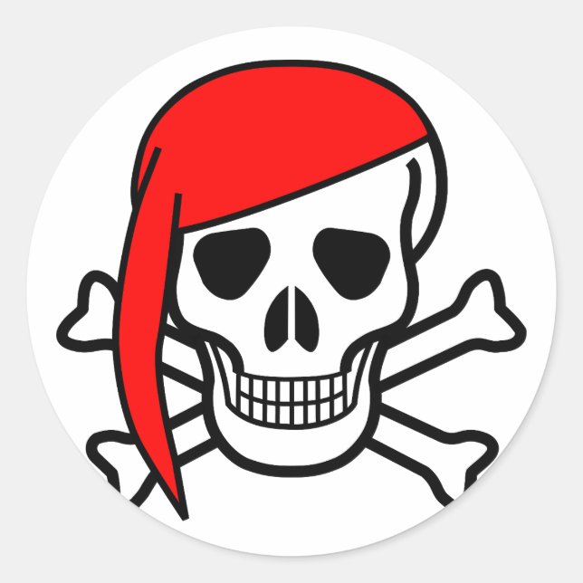 Halloween Skull Classic Round Sticker (Vorderseite)