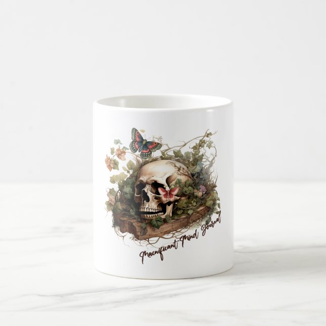 Halloween Skull Kaffeetasse (Mittel)