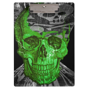 Halloween Skull Klemmbrett