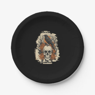 Halloween Skull Pappteller