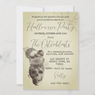 Halloween Skull-Party Einladung