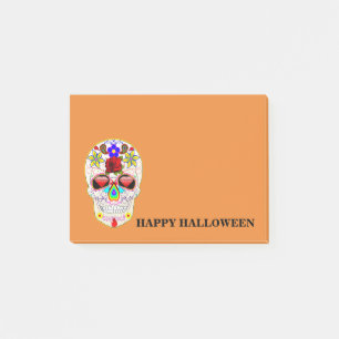 Halloween Skull Post-it Notes Klebezettel