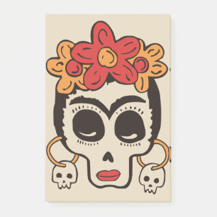 Halloween Skull Post-it Notes Klebezettel