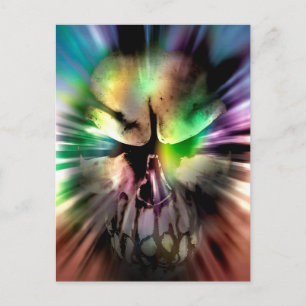 Halloween Skull Postkarte