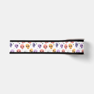 Halloween Skull Ribbon Ripsband