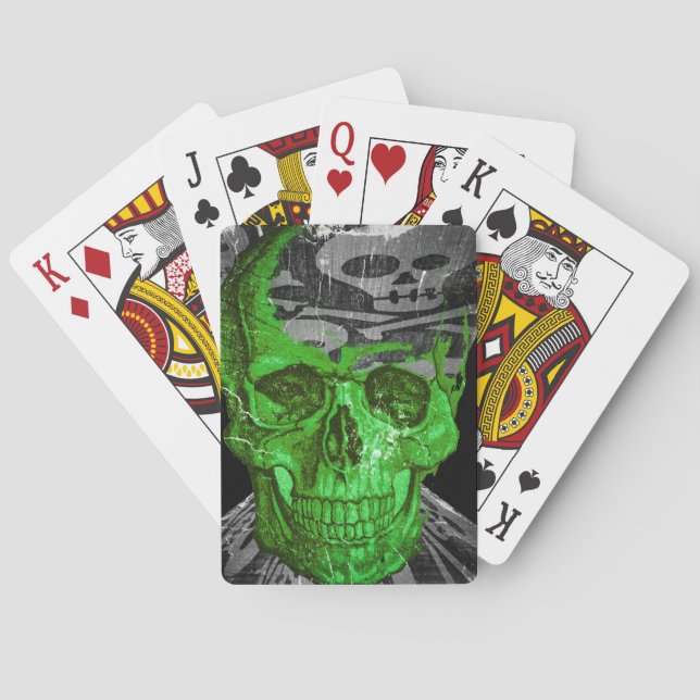 Halloween Skull Spielkarten (Rückseite)