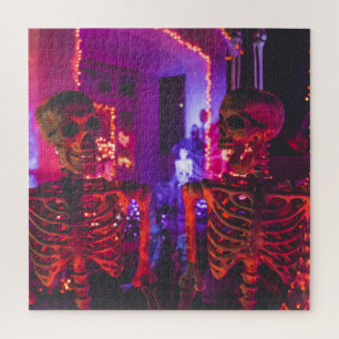 Halloween Skulls Horror Puzzle