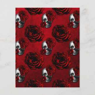 Halloween Skulls & Rose