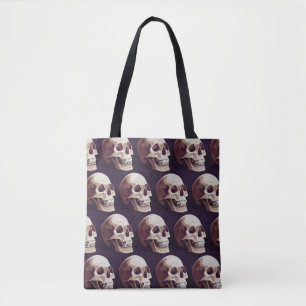 Halloween Skulls: Spooky Seamless Muster.