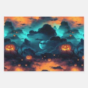Halloween Sky Geschenkpapier Set