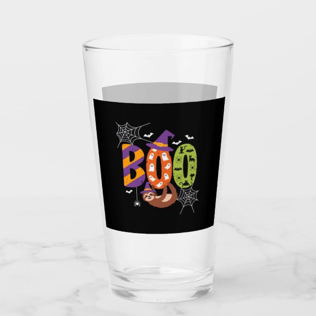 Halloween Sloth Boo Lazy Essential T - Shirt Glas (Vorderseite)