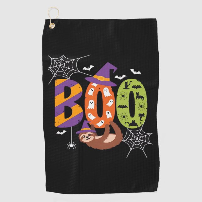 Halloween Sloth Boo Lazy Essential T - Shirt Golfhandtuch (Vorderseite)