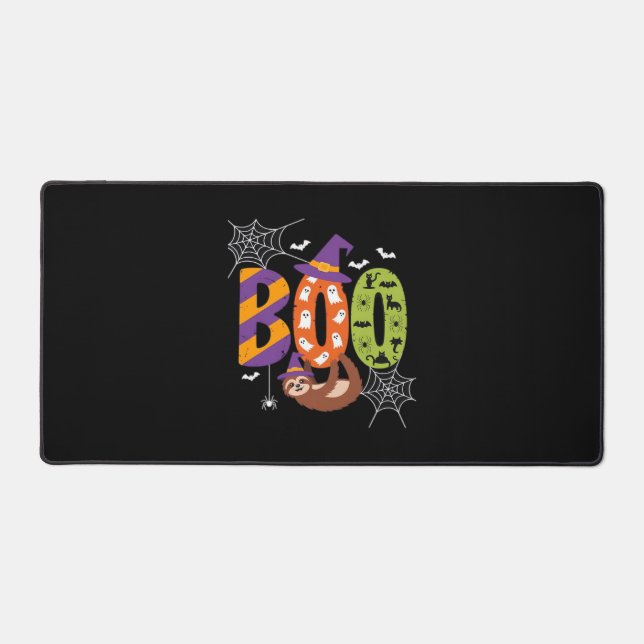 Halloween Sloth Boo Lazy Essential T - Shirt Schreibtischunterlage (Vorderseite)
