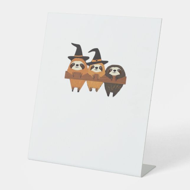 Halloween Sloth Essential T-Shirt Sockelschild (Vorderseite)