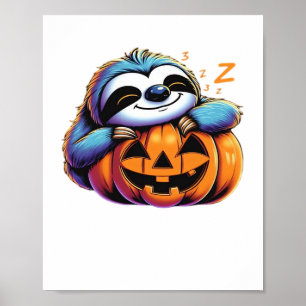 Halloween Sloth Lover Kostüm Essential T - Shirt Poster