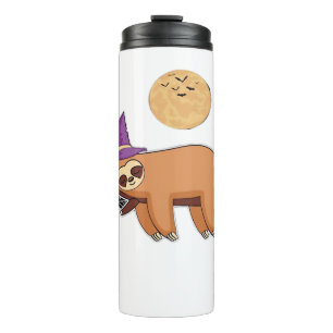 Halloween Sloth Premium T - Shirt Thermosbecher