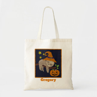 Halloween Sloth Trick oder Treat Pumpkin Pail Tragetasche