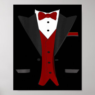 Halloween-Smoking-Anzug - Lustiger Anzug Hochzeit Poster