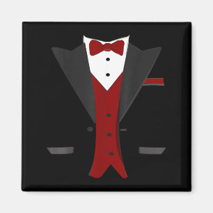 Halloween-Smoking-Kostüm - Lustiger Anzug Hochzeit Magnet