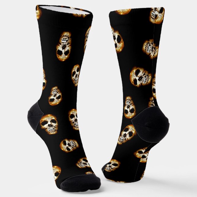 Halloween Socken (Gewinkelt)