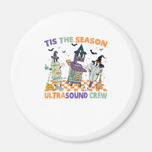 Halloween-Sonographie Retro Die Saison Ultraschall Magnet