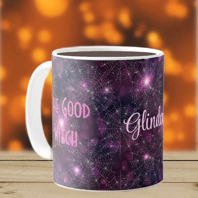 Halloween Sparkling Spider Webs 11oz Kaffeetasse (Von Creator hochgeladen)