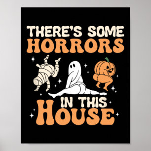 Halloween-Spaß gibt es in diesem Haus ein paar Hor Poster