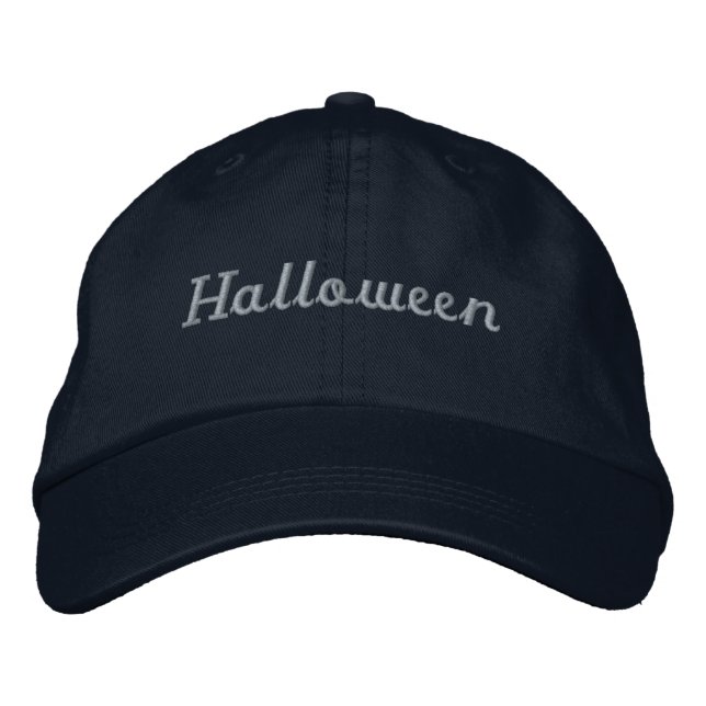 Halloween Spaß mit Freunden Handsome-Hat Bestickte Baseballkappe (Vorderseite)