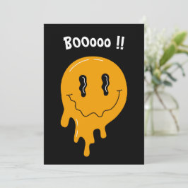 Halloween-Spaß Orange-Geist ☜ Custom Einladung