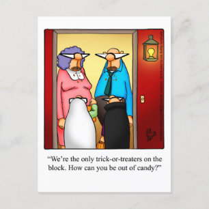 Halloween Spaß Postcard Postkarte