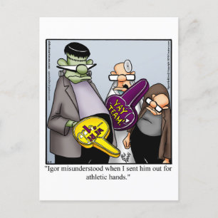 Halloween Spaß Postcard Postkarte