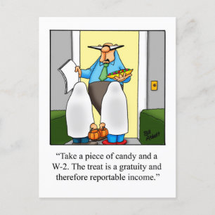 Halloween Spaß Postcard Postkarte