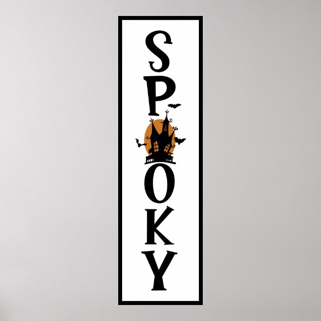 Halloween Spaß | Spooky Creepy Dose Length Poster (Vorne)