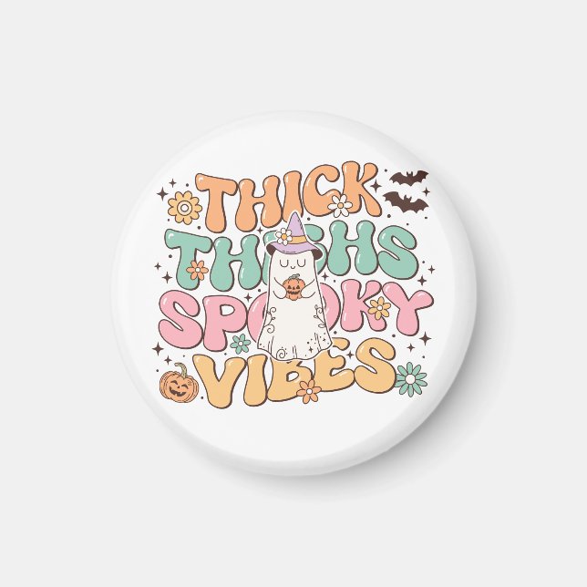 Halloween Spaß Spooky Magnet (Vorne)