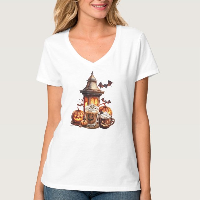 Halloween-Spezialgetränke T-Shirt (Vorderseite)