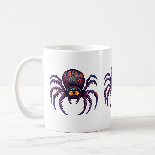Halloween Spider Alebrije Kaffeetasse (Links)
