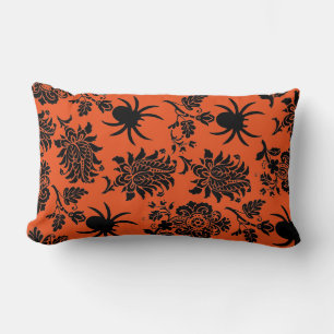 Halloween Spider Damask Kissen