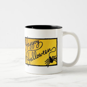 Halloween Spider Decoration Zweifarbige Tasse