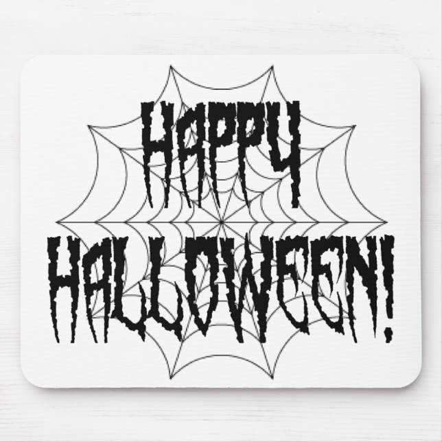 Halloween Spider Fingers und Web Mousepad (Vorne)