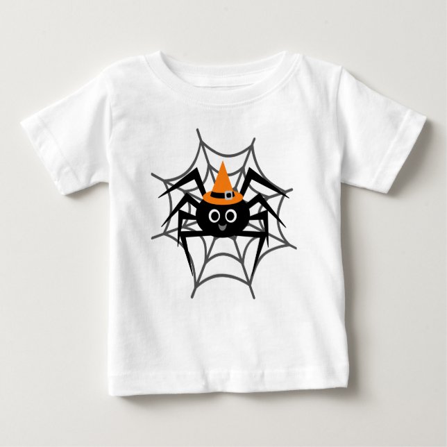 Halloween Spider in Web-Shirts und Geschenke Baby T-shirt (Vorderseite)