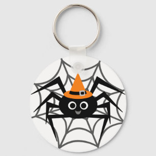 Halloween Spider in Web-Shirts und Geschenke Schlüsselanhänger