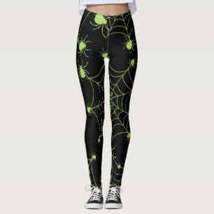 Halloween Spider Net Creative Pattern Leggings