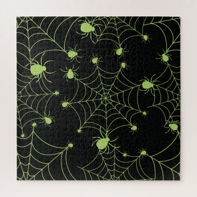 Halloween Spider Net Creative Pattern Puzzle (Vertikal)