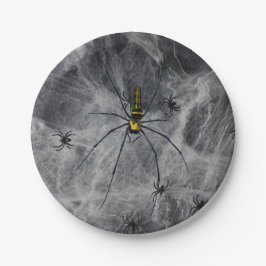 Halloween Spider Paper Plate Pappteller