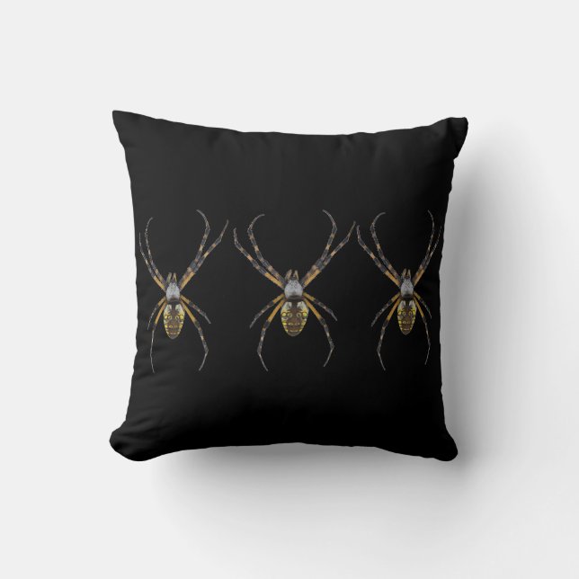 HALLOWEEN SPIDER PILLOW KISSEN (Vorderseite)