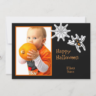 Halloween Spider & Spider Web Foto Frame oder Card Karte