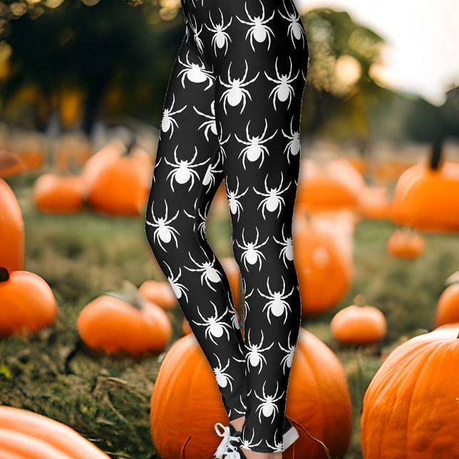 Halloween Spider Trick oder Treat Gothic Fun Party Leggings (Von Creator hochgeladen)