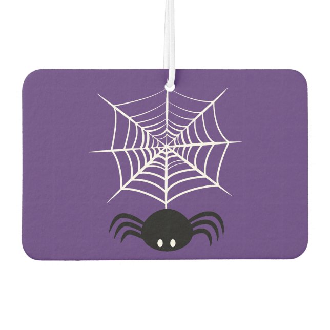 Halloween Spider Web Autolufterfrischer (Vorderseite)